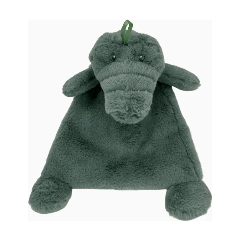 Baby Paper Crinkle Cuddler- Alligator