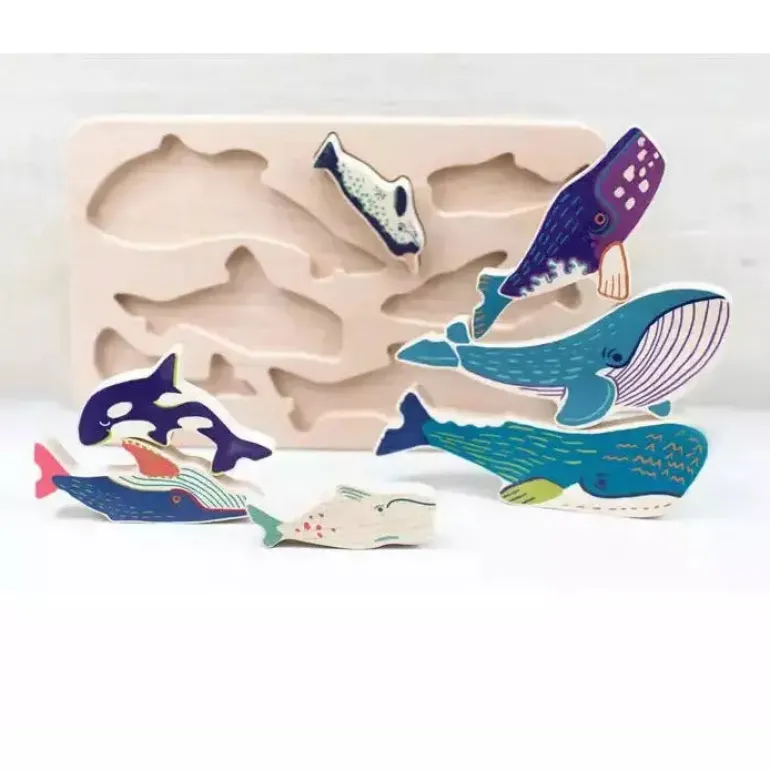 Bajo World of Whale Family Puzzle