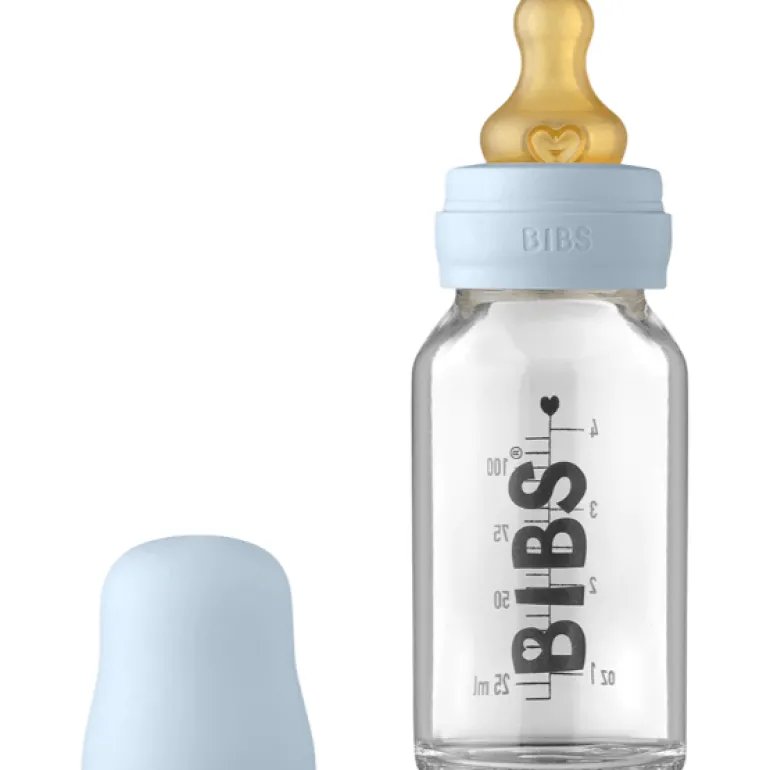 BIBS Baby 110ml Glass Bottle Set
