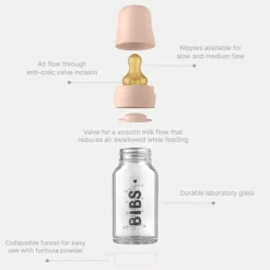 BIBS Baby 110ml Glass Bottle Set