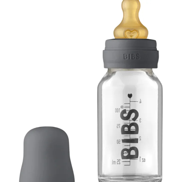 BIBS Baby 110ml Glass Bottle Set