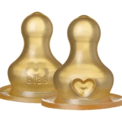 Bibs Glass Bottle Nipple Replacement- 2 Pack