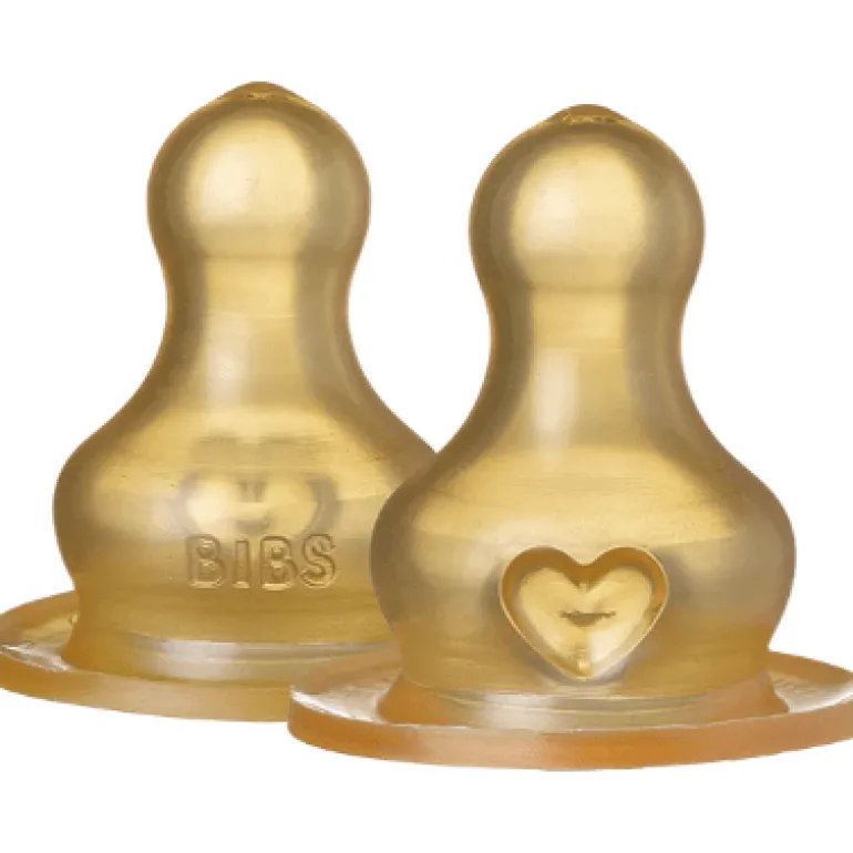 Bibs Glass Bottle Nipple Replacement- 2 Pack