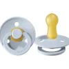 BIBS USA- Natural Rubber Pacifier 2 Pack - Baby Blue