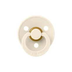 BIBS USA- Natural Rubber Pacifier 2 Pack - Ivory/Petrol