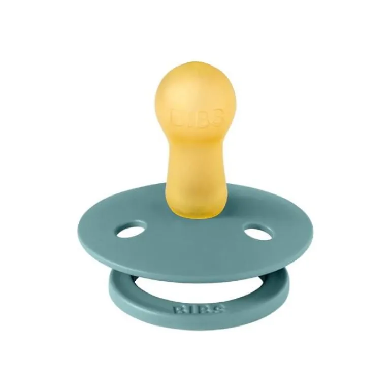 BIBS USA- Natural Rubber Pacifier 2 Pack - Island Sea / Forest Lake
