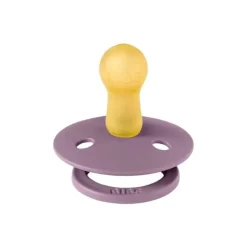 BIBS USA- Natural Rubber Pacifier 2 Pack - Fossil Grey/Mauve