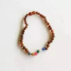 Canyonleaf Kids Raw Cognac Amber + Vintage Style Necklace