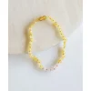 Canyonleaf Kids Raw Honey Amber and Rose Quartz Necklace
