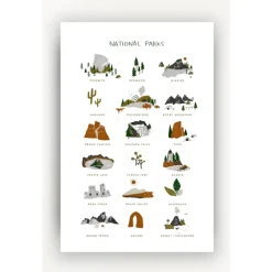 Clementine Kids National Parks Art