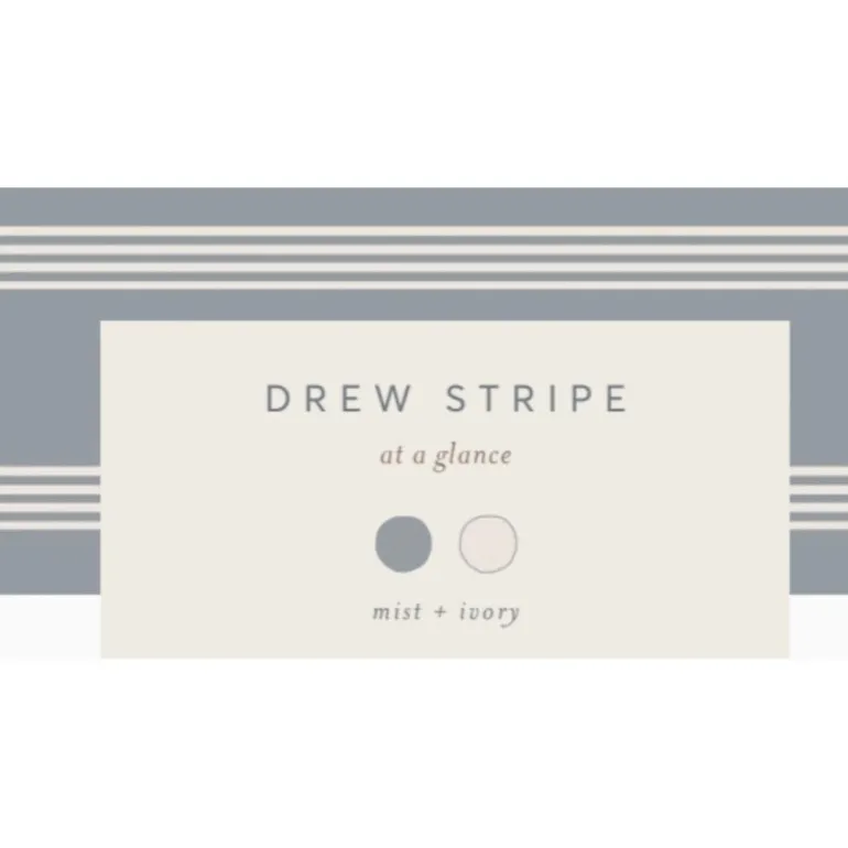Colored Organics Baby Morgan Bodysuit - Drew Stripe/ Mist