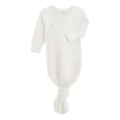 Colored Organics Indy Kimono Gown - Ivory