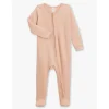 Colored Organics Peyton Zipper Sleeper Blush