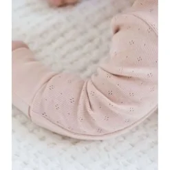 Colored Organics Pointelle Footed Sleeper