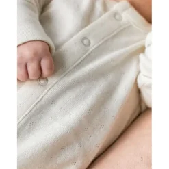 Colored Organics Pointelle Footed Sleeper