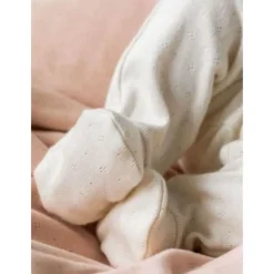 Colored Organics Pointelle Footed Sleeper