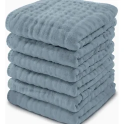 Comfycubs 100% Muslin Cotton Baby Washcloths
