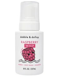 Dabble & Dollop All Natural Foaming Shampoo & Body Whip- Raspberry