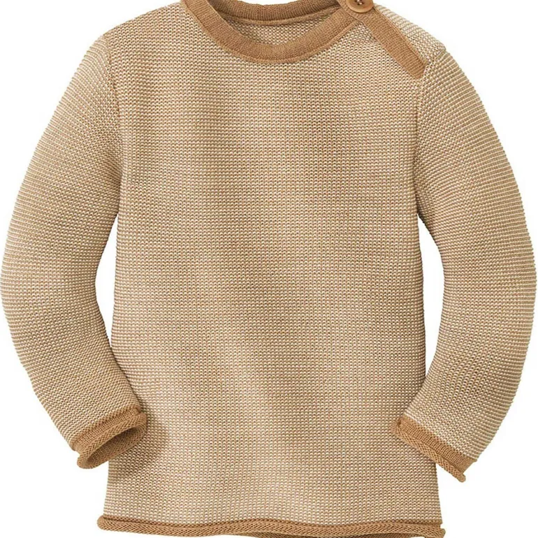 Disana Melange Jumper Caramel Natural