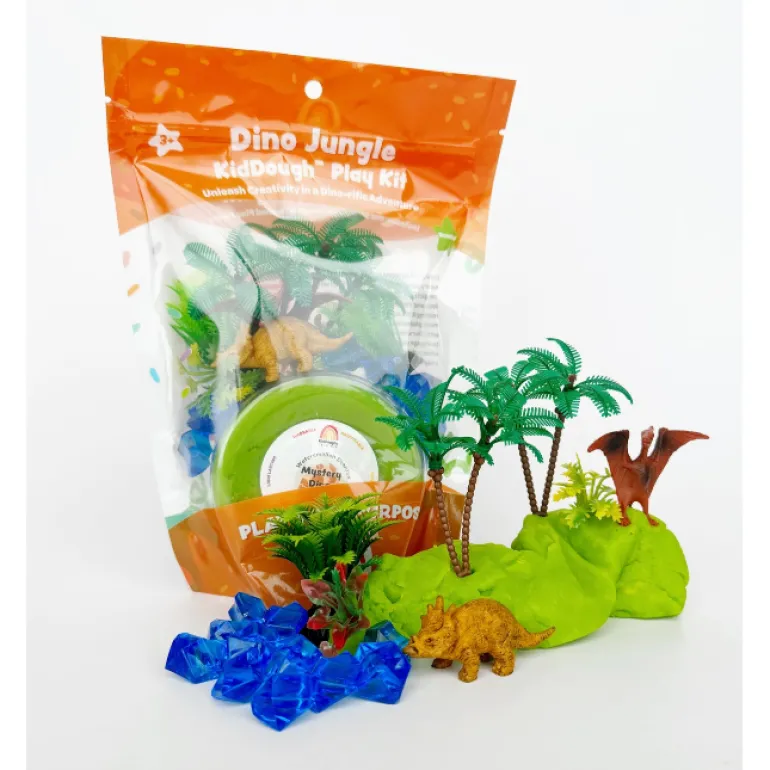 Earth Grown KidDough Play Kit- Dino Jungle