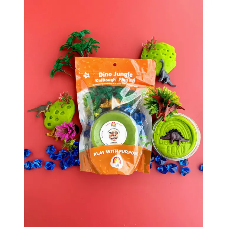 Earth Grown KidDough Play Kit- Dino Jungle