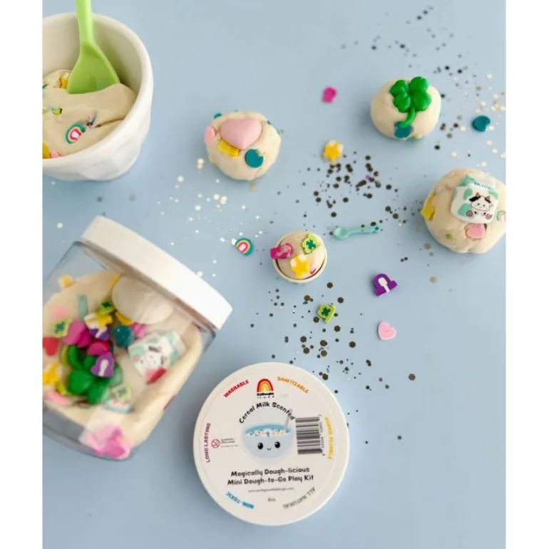 Earth Grown Kidough Magically Dough-Licious Cereal Milk Mini Dough To Go