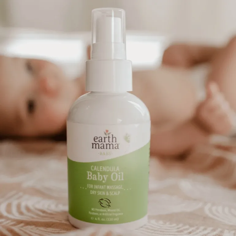 Earth Mama Calendula Baby Oil