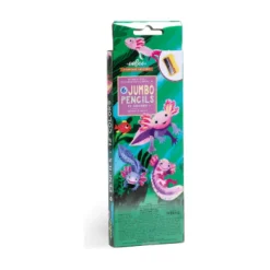 eeBoo Axolotl 6 Jumbo Double-Sided Pencils