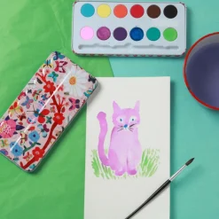 eeBoo Butterflies 12 Watercolors