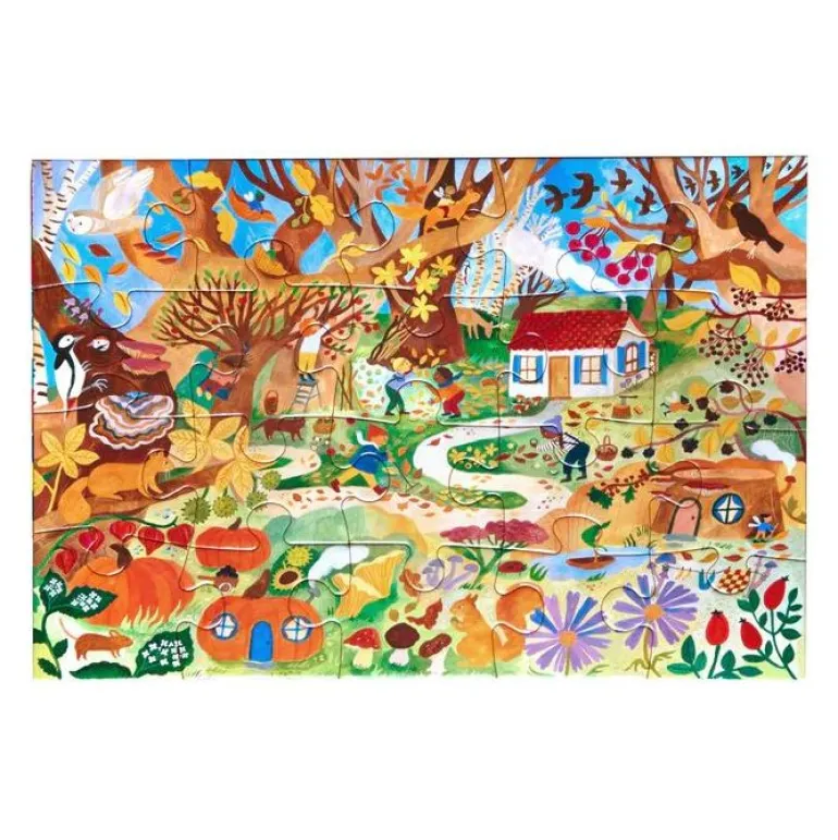 eeBoo Fairy Cottage 20 Piece Puzzle