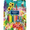 eeBoo Seaside Garden 24 Watercolor Pencils