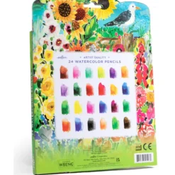 eeBoo Seaside Garden 24 Watercolor Pencils
