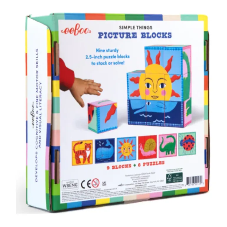 eeBoo Simple Things Picture Blocks