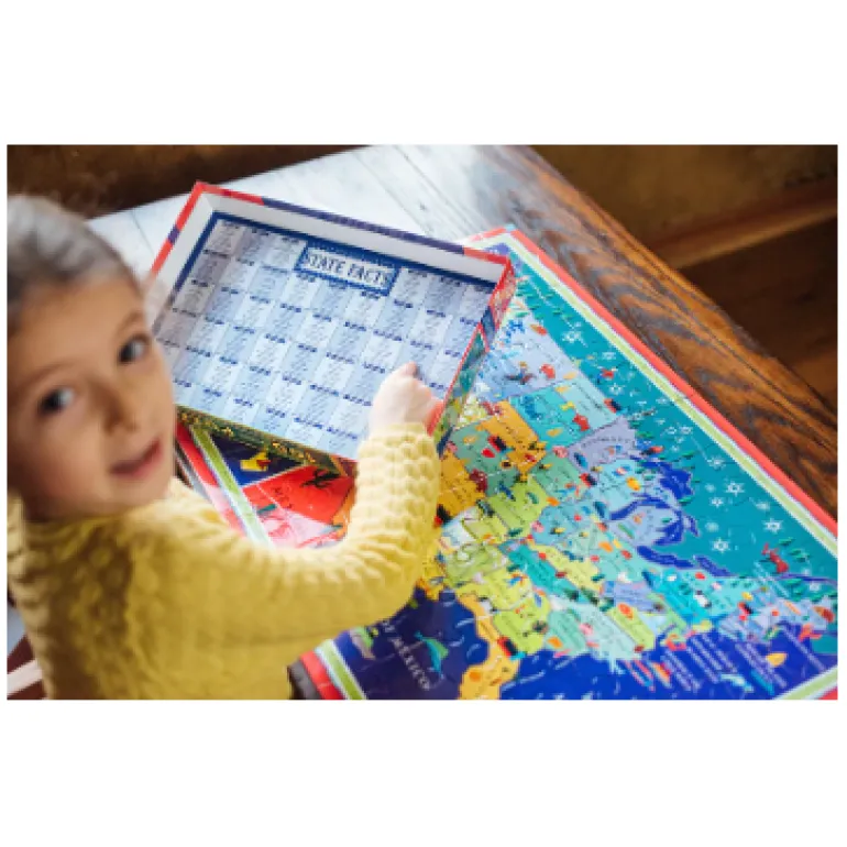 eeboo This Land is Your Land 100 Piece Puzzle
