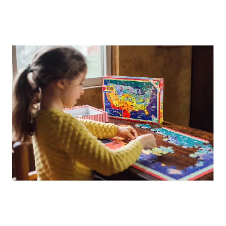 eeboo This Land is Your Land 100 Piece Puzzle
