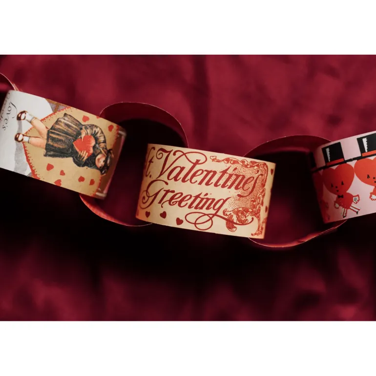 eeBoo Valentine Paper Chain
