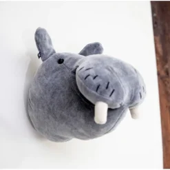 Fiona Walker  - Mini Velvet Hippo Head