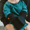 Goumi Cotton Knit Baby Stay-on Mitts
