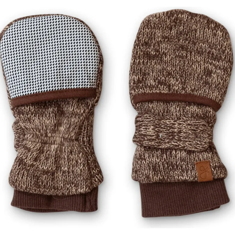 Goumi Cotton Knit Baby Stay-on Mitts