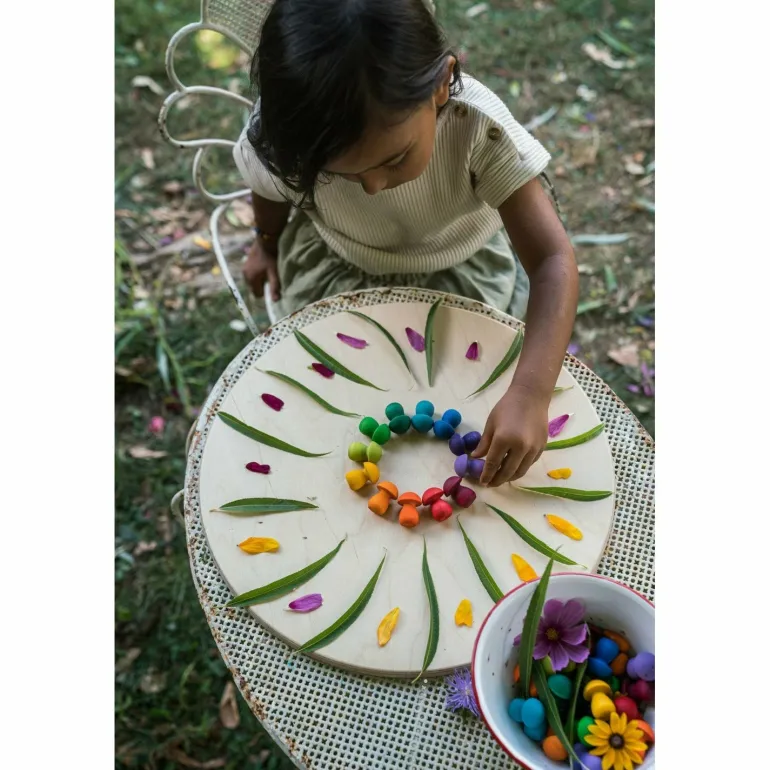 Grapat Mandala Rainbow Mushrooms