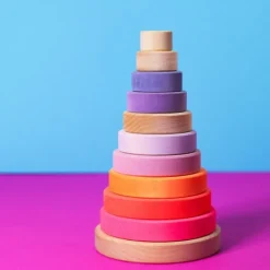 Grimm's Conical Tower Neon Pink