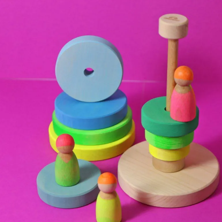 Grimm's Conical Tower Neon Green