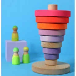 Grimm's Conical Tower Neon Pink
