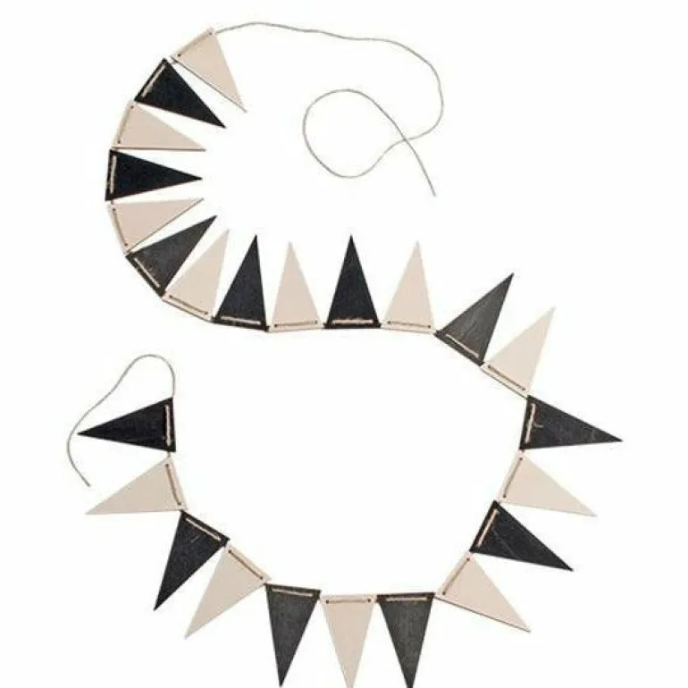 Grimm's Pennant Banner Monochrome