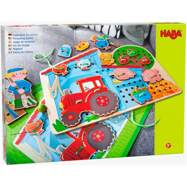 Haba Farm Threading Game