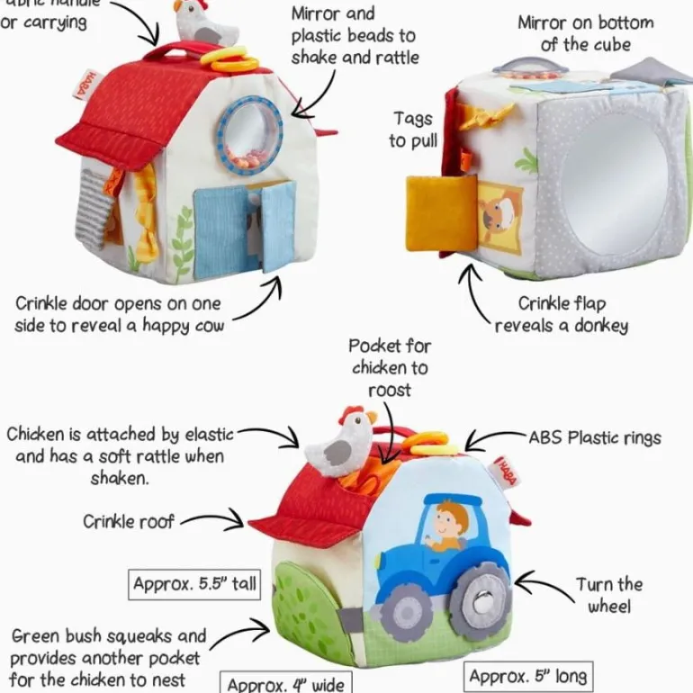 Haba Farmyard Play Cube