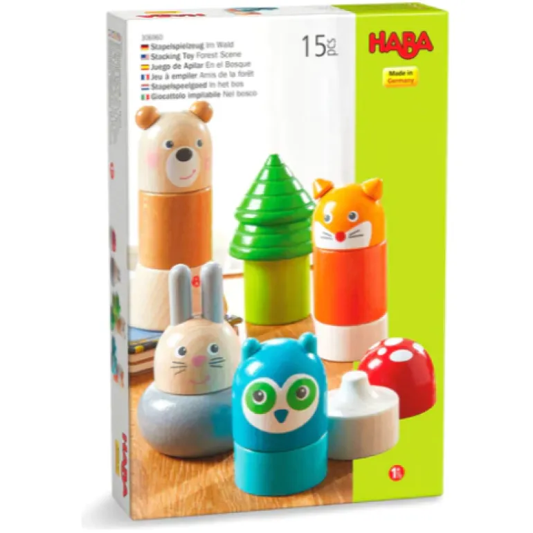 Haba Forest Animals Wooden Stacking Toy