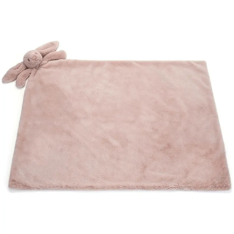 Jellycat Bashful Luxe Bunny Rosa Blankie
