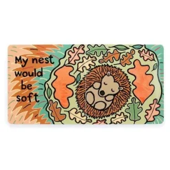 Jellycat If I Were A Hedgehog Book - Green