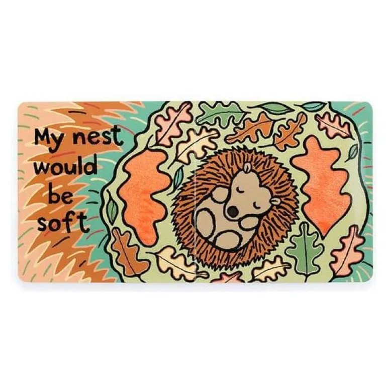 Jellycat If I Were A Hedgehog Book - Green